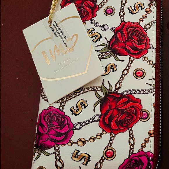 NWT Imoshion Zip around Rose Wallet - Picture 2 of 4